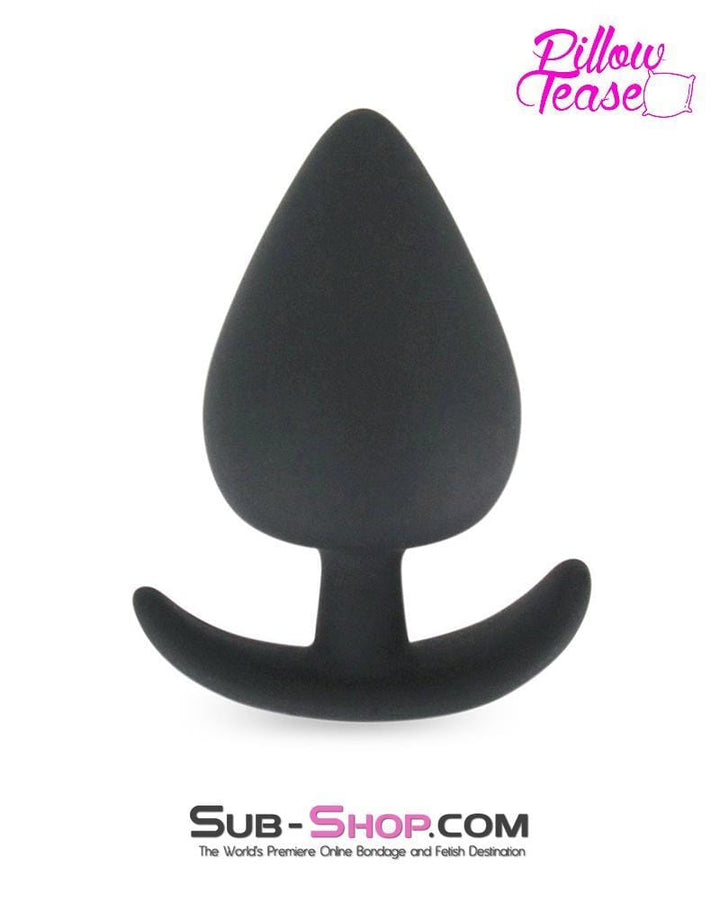 9839E      Tiny Trainer Black Silicone Anal Plug - LAST CHANCE - Final Closeout! MEGA Deal   , Sub-Shop.com Bondage and Fetish Superstore
