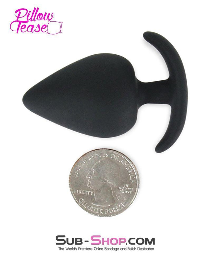 9839E      Tiny Trainer Black Silicone Anal Plug - LAST CHANCE - Final Closeout! MEGA Deal   , Sub-Shop.com Bondage and Fetish Superstore