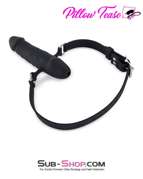 9840DL      Double Ended Locking Silicone Breather Penis Gag Gags   , Sub-Shop.com Bondage and Fetish Superstore