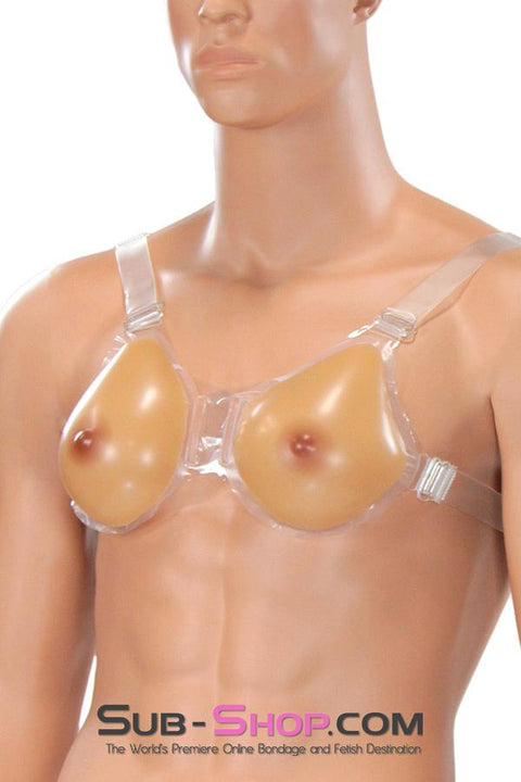9842RS      Selena Real Feel Silicone Breast Forms with Nipples, A Cup Breast Forms   , Sub-Shop.com Bondage and Fetish Superstore