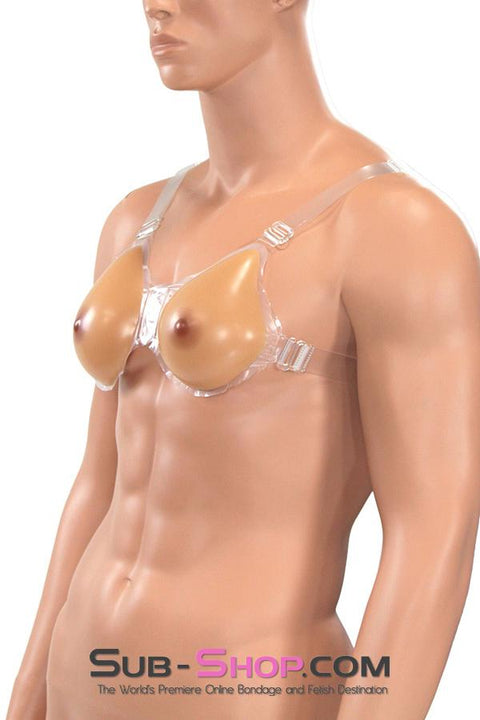 9842RS      Selena Real Feel Silicone Breast Forms with Nipples, A Cup Breast Forms   , Sub-Shop.com Bondage and Fetish Superstore