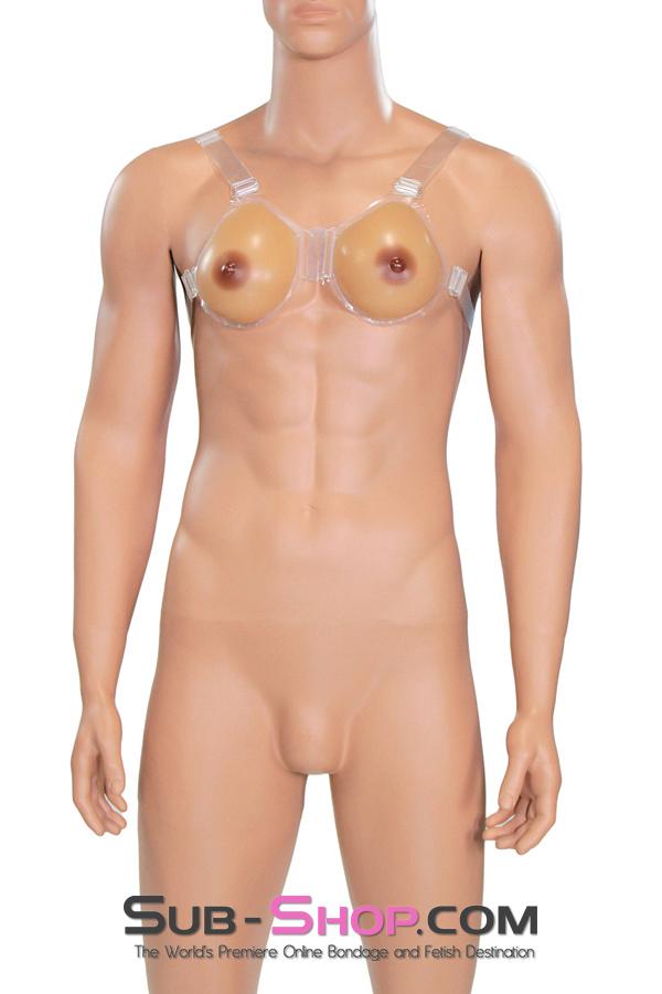 9843RS      Selena Real Feel Silicone Breast Forms with Nipples, B Cup Breast Forms   , Sub-Shop.com Bondage and Fetish Superstore