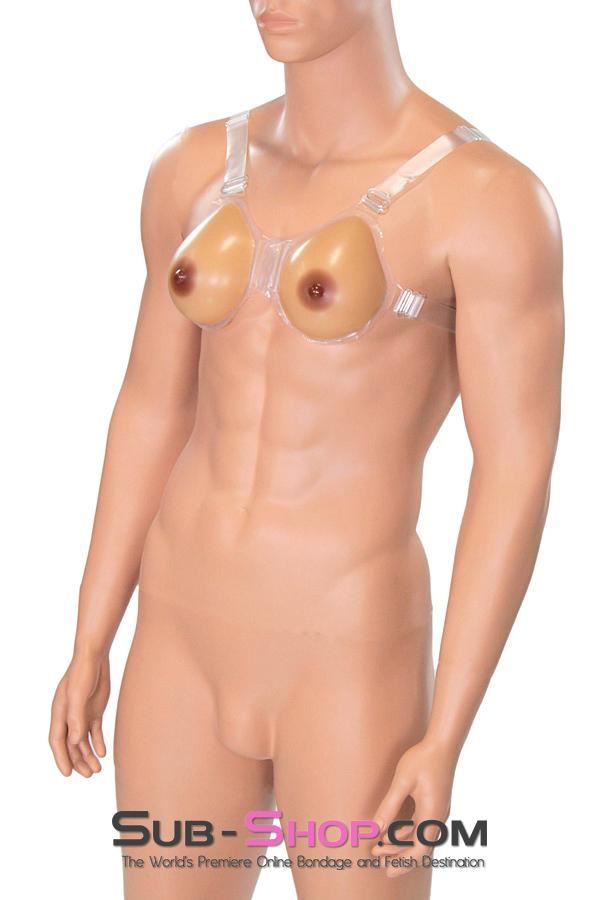 9843RS      Selena Real Feel Silicone Breast Forms with Nipples, B Cup Breast Forms   , Sub-Shop.com Bondage and Fetish Superstore