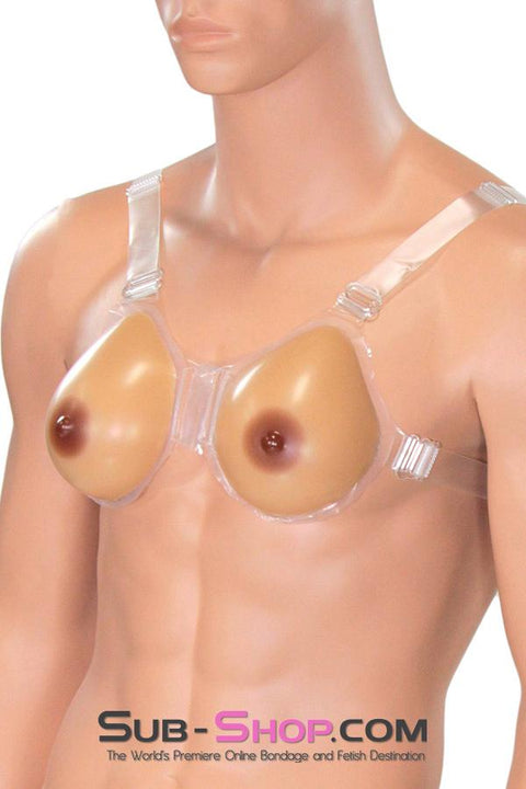 9843RS      Selena Real Feel Silicone Breast Forms with Nipples, B Cup Breast Forms   , Sub-Shop.com Bondage and Fetish Superstore