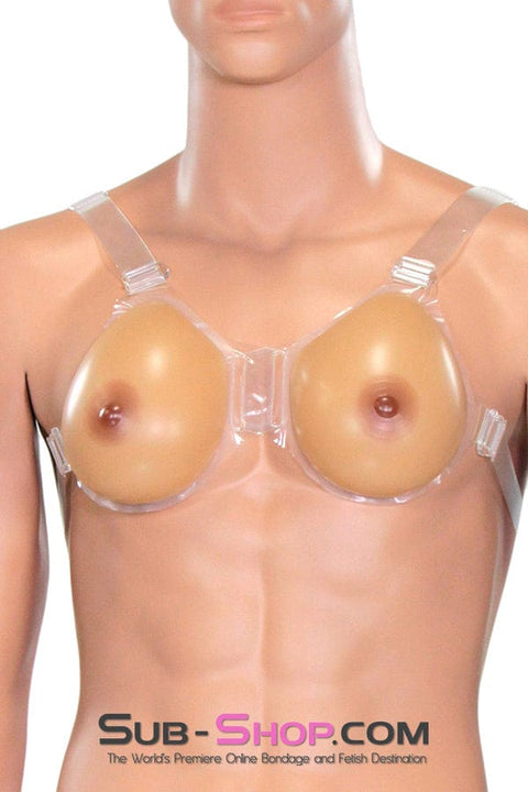 9844RS      Selena Real Feel Silicone Breast Forms with Nipples - C Cup Breast Forms   , Sub-Shop.com Bondage and Fetish Superstore