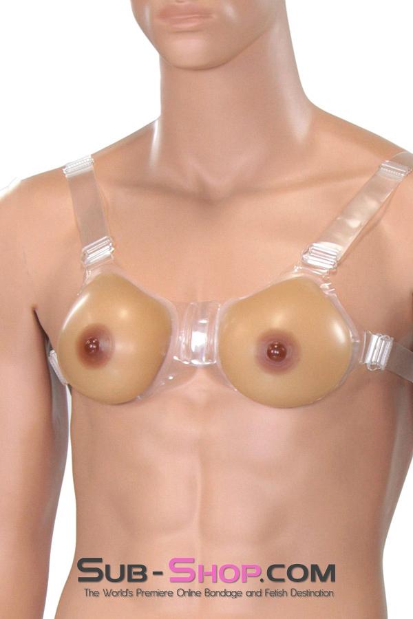 9852RS      Sofia Real Feel Silicone Breast Form Enhancers with Nipples, A Cup Breast Forms   , Sub-Shop.com Bondage and Fetish Superstore