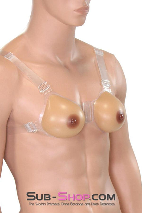 9852RS      Sofia Real Feel Silicone Breast Form Enhancers with Nipples, A Cup Breast Forms   , Sub-Shop.com Bondage and Fetish Superstore