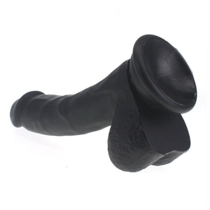 9865M      Liquid Silicone Colours Dildo Pleasure – Black 7.5" Dildo   , Sub-Shop.com Bondage and Fetish Superstore
