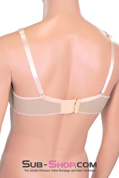 9869RS      Lola Silicone Breast and Nipples Chest Form Enhancers with Open Cup Bra, B Cup Breast Forms   , Sub-Shop.com Bondage and Fetish Superstore