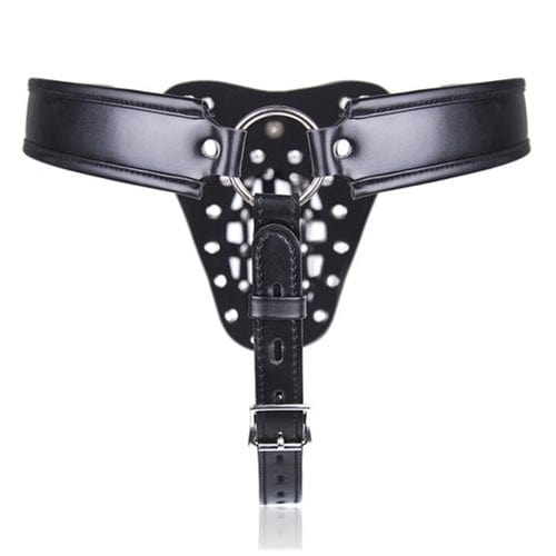 9870M      Alpha Cage Locking Bondage Belt with Chastity Cage Chastity   , Sub-Shop.com Bondage and Fetish Superstore