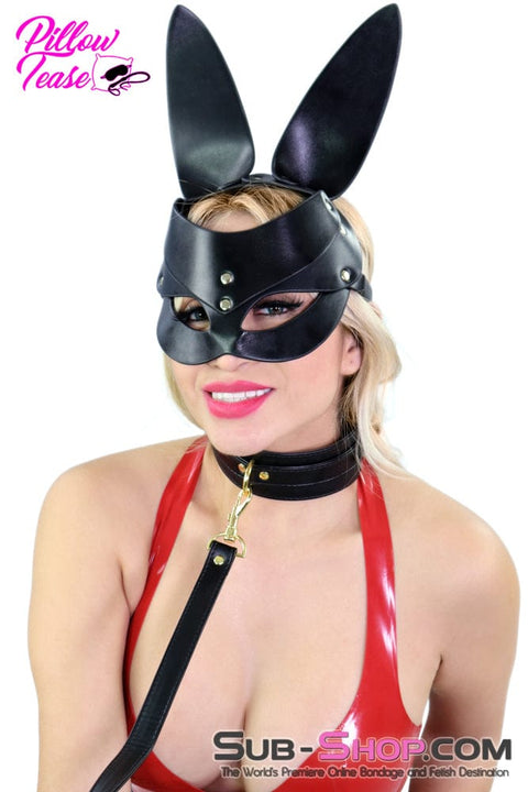 1515DL      Bad Bunny Cosplay Bunny Ears Mask, Black Blindfold   , Sub-Shop.com Bondage and Fetish Superstore