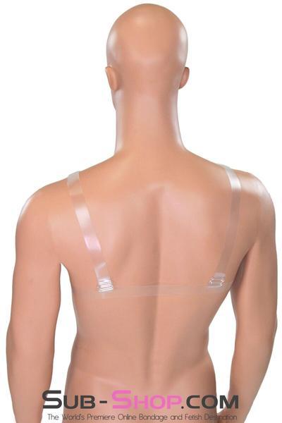 9877RS      Gia Real Feel Silicone Breast Forms with Nipples and Clear Straps, DD Cup Breast Forms   , Sub-Shop.com Bondage and Fetish Superstore