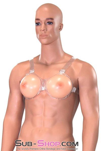 9892RS      Scarlett Silicone Real Feel Breast Enhancer Inserts with Nipples, D Cup Breast Forms   , Sub-Shop.com Bondage and Fetish Superstore