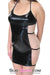 9895RS      Barely There Wet Look Mini Dress with Cutout Strappy Sides - LAST CHANCE - Final Closeout! Black Friday Blowout   , Sub-Shop.com Bondage and Fetish Superstore