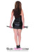 9896RS      Wet Look Mini Dress with Breast Baring Cleavage Zip - LAST CHANCE - Final Closeout! MEGA Deal   , Sub-Shop.com Bondage and Fetish Superstore