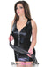 9896RS      Wet Look Mini Dress with Breast Baring Cleavage Zip - LAST CHANCE - Final Closeout! MEGA Deal   , Sub-Shop.com Bondage and Fetish Superstore