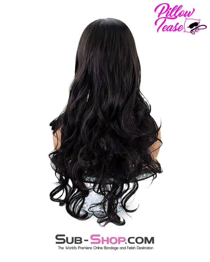 9955RS-SIS      Glamour Sissy Girl Curly 22” Black Wig Sissy   , Sub-Shop.com Bondage and Fetish Superstore