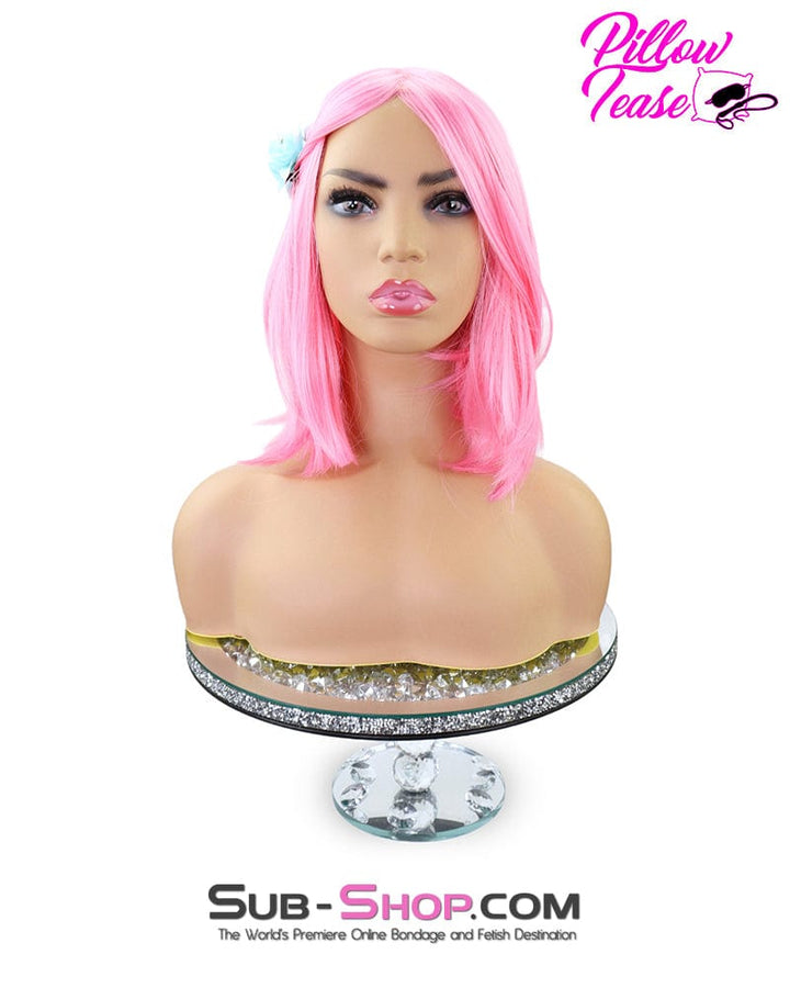 9957AE-SIS      Tickled Pink Sissy 13" Short Cosplay Role Play Wig Sissy   , Sub-Shop.com Bondage and Fetish Superstore
