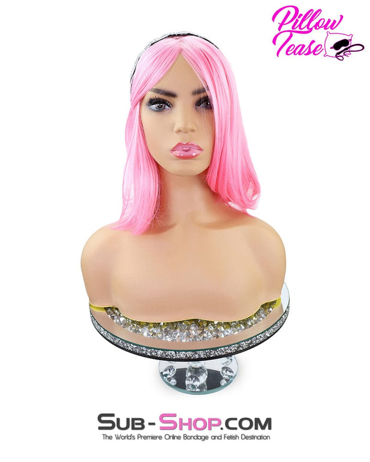 9957AE-SIS      Tickled Pink Sissy 13" Short Cosplay Role Play Wig Sissy   , Sub-Shop.com Bondage and Fetish Superstore