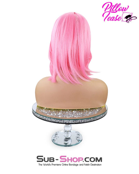 9957AE-SIS      Tickled Pink Sissy 13" Short Cosplay Role Play Wig Sissy   , Sub-Shop.com Bondage and Fetish Superstore