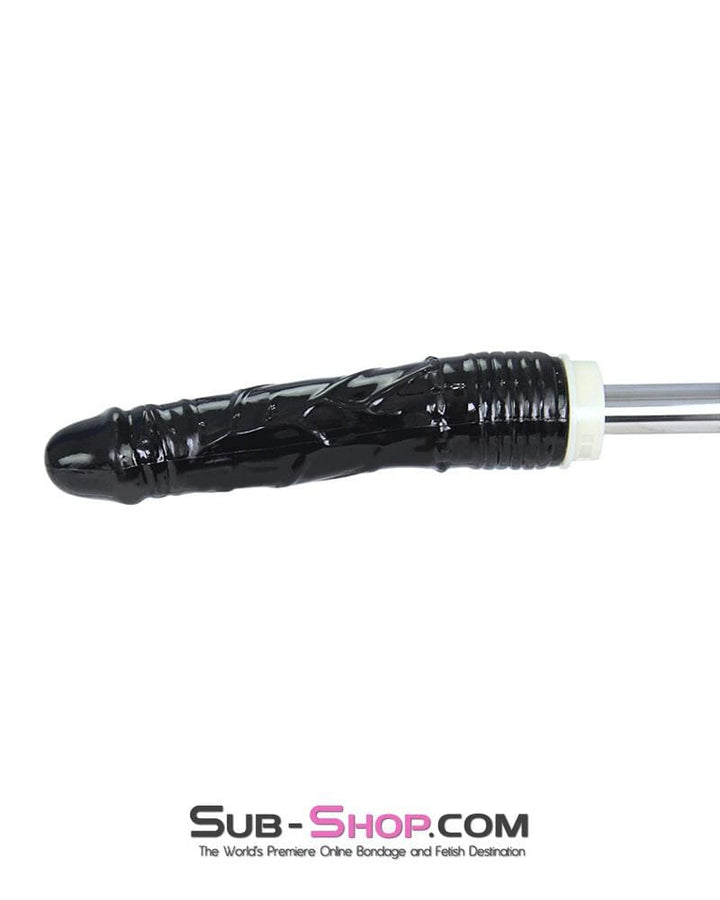 9968M      Slave Stockade with Stainless Steel + Rubber Cuffs and Dildo Set – Large / Extra Large Size Bondage Set   , Sub-Shop.com Bondage and Fetish Superstore