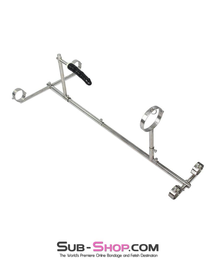 9983M      Slavegirl’s Stockade with Heavy Steel Cuffs and Dildo Set – Small / Medium Size Steel Bondage   , Sub-Shop.com Bondage and Fetish Superstore