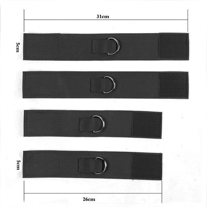 9993M Tie Me Up, Tie Me Down BedBound SecureFit BDSM Restraint System Restraints , Sub-Shop.com Bondage and Fetish Superstore