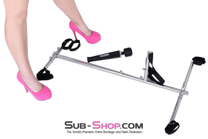 9996M      Steel Prison Stockade with Nylon Cuffs and Collar Steel Bondage   , Sub-Shop.com Bondage and Fetish Superstore