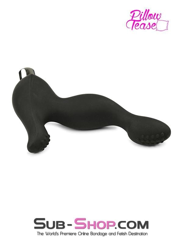 Anal Toys 1712M      Prostate & Perineum Vibrating Silicone Dual Point Anal Massager