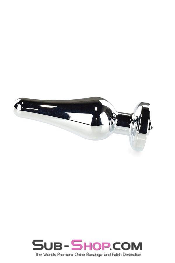 Anal Toys 9796M      Sub-Shock Electro-Stim Classic Tapered Steel Butt Plug