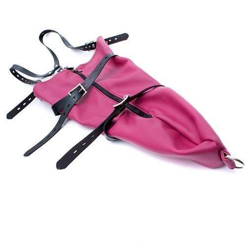Armbinder 2213M      Elbows Locked Sex Bomb Pink Locking Tight Armbinder Sleeve