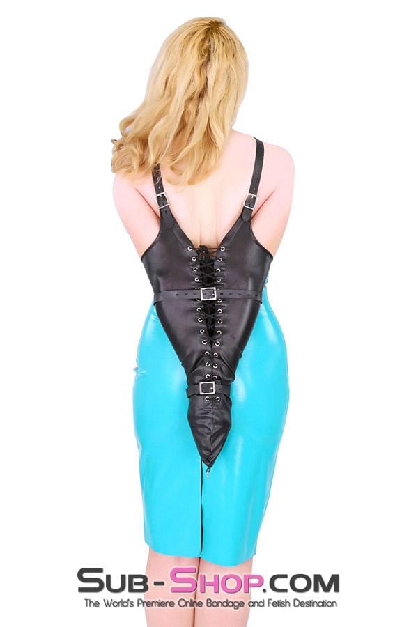 Armbinder 6832M      Tightly Bound Black Lacing Armbinder with Locking Straps