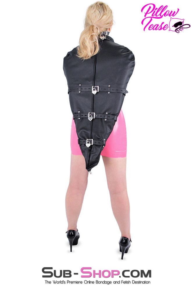 Armbinder 9718BD      Leatherette Open Breast BDSM Armbinder Top