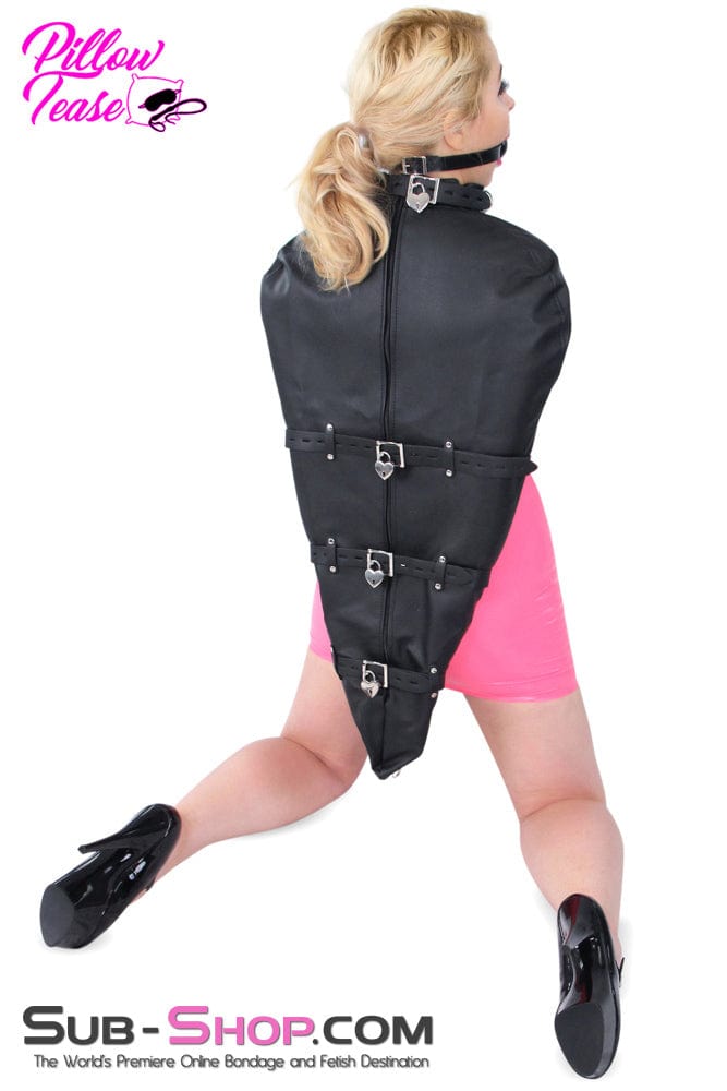 Armbinder 9718BD      Leatherette Open Breast BDSM Armbinder Top