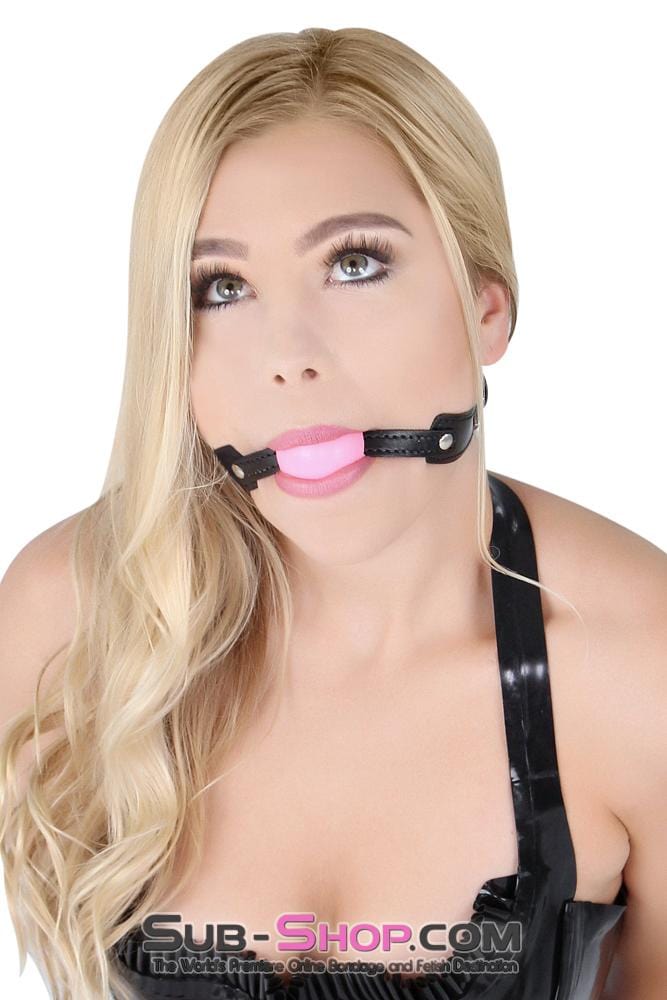 Ballgag 1815R      Beginner’s Pink Rubber Ballgag