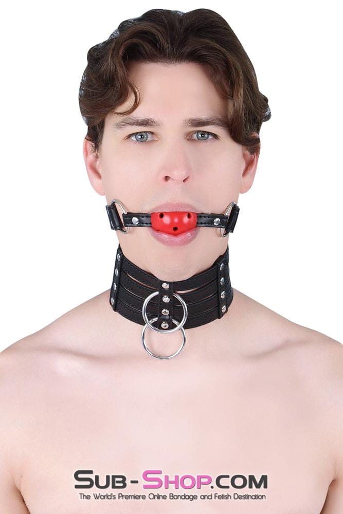 Ballgag 9000DL      Breather Ball Gag, Red Ball