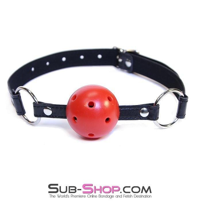 Ballgag 9000DL      Breather Ball Gag, Red Ball