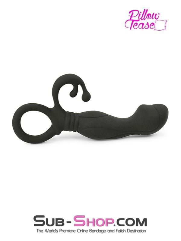 Black Friday Blowout 0213M      Aphrodisia Black Silicone Prostate Stimulator - LAST CHANCE - Final Closeout!
