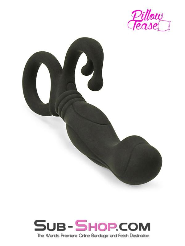 Black Friday Blowout 0213M      Aphrodisia Black Silicone Prostate Stimulator - LAST CHANCE - Final Closeout!