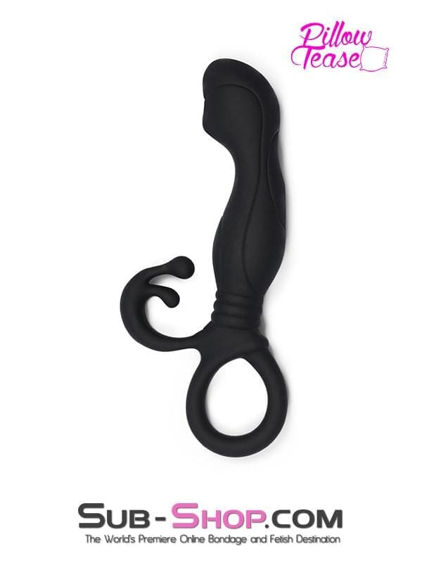 Black Friday Blowout 0213M      Aphrodisia Black Silicone Prostate Stimulator - LAST CHANCE - Final Closeout!