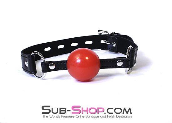 Black Friday Blowout 0534LT      Easy Does It Small Red Locking Ballgag - MEGA Deal