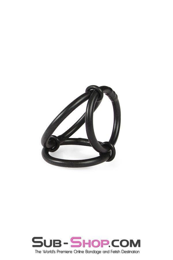 Black Friday Blowout 0605M      Triple Helix Cock Cage Enhancer - LAST CHANCE - Final Closeout!