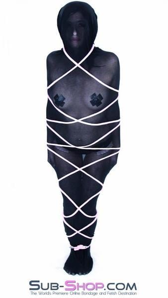 Black Friday Blowout 1490DL      Black Sheer Encasement Silk Stocking Full Body Sack - MEGA Deal