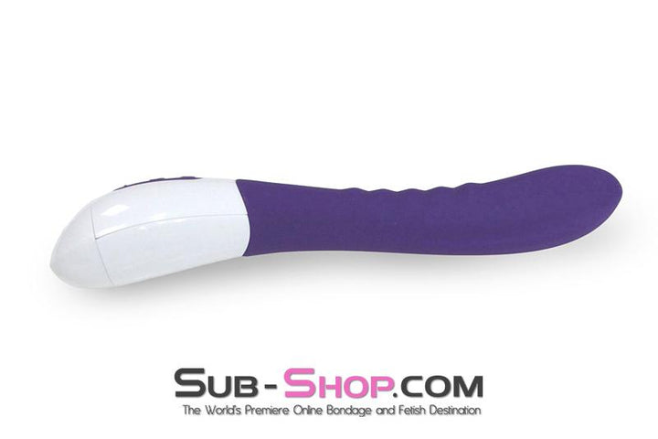 Black Friday Blowout 1810M      Wavy Purple G-Spot Vibrator - LAST CHANCE - Final Closeout!