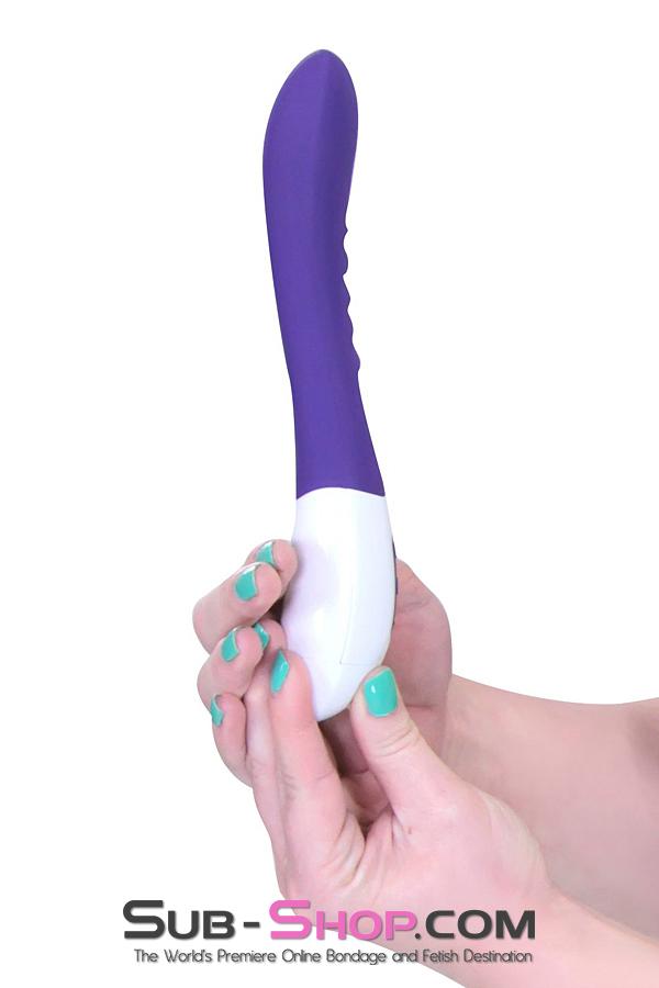 Black Friday Blowout 1810M      Wavy Purple G-Spot Vibrator - LAST CHANCE - Final Closeout!