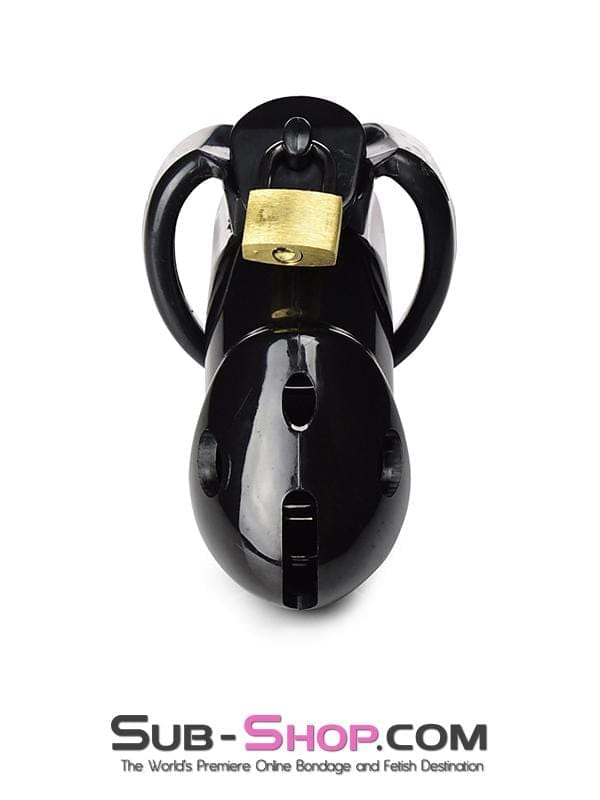 Black Friday Blowout 1868RS      Hard to Hold Locking Male Chastity Device - MEGA Deal