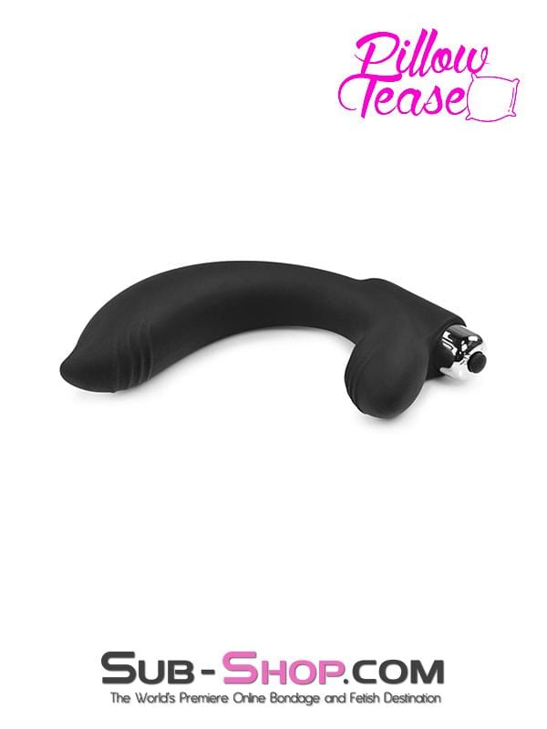 Black Friday Blowout 2343M      Vibrating Silicone Prostate Massager with Perineum Stimulator - MEGA Deal