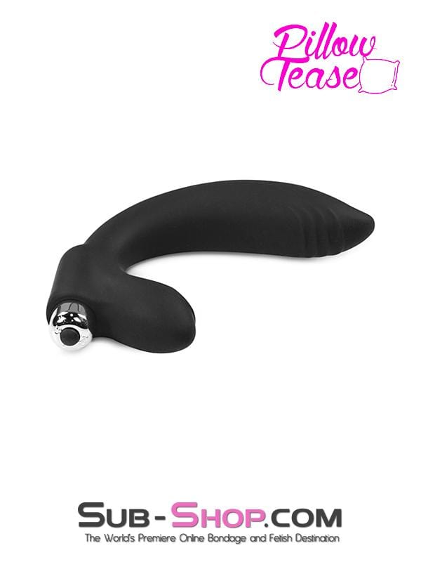 Black Friday Blowout 2343M      Vibrating Silicone Prostate Massager with Perineum Stimulator - MEGA Deal