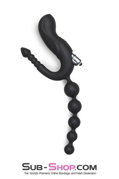 Black Friday Blowout 2528M      3-Way Vibrating Silicone Triple Stimulator - LAST CHANCE - Final Closeout!