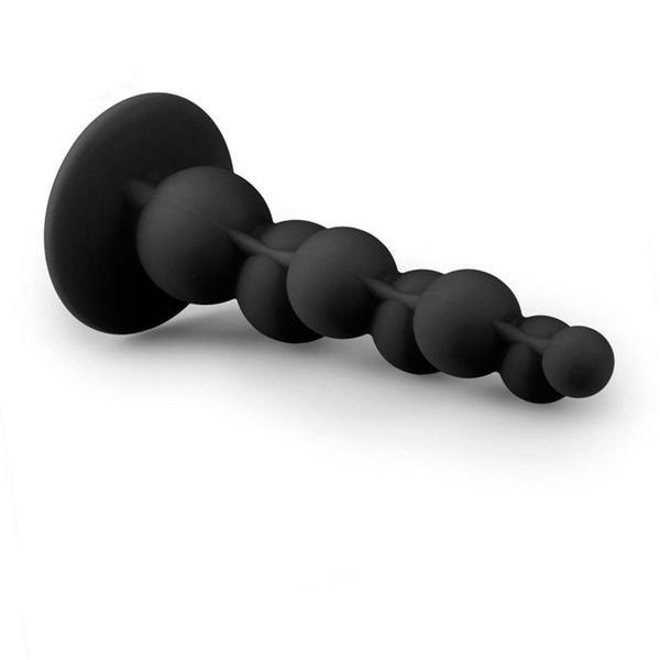 Black Friday Blowout 3485M     Bubble Butt Black Silicone Anal Plug - LAST CHANCE - Final Closeout!
